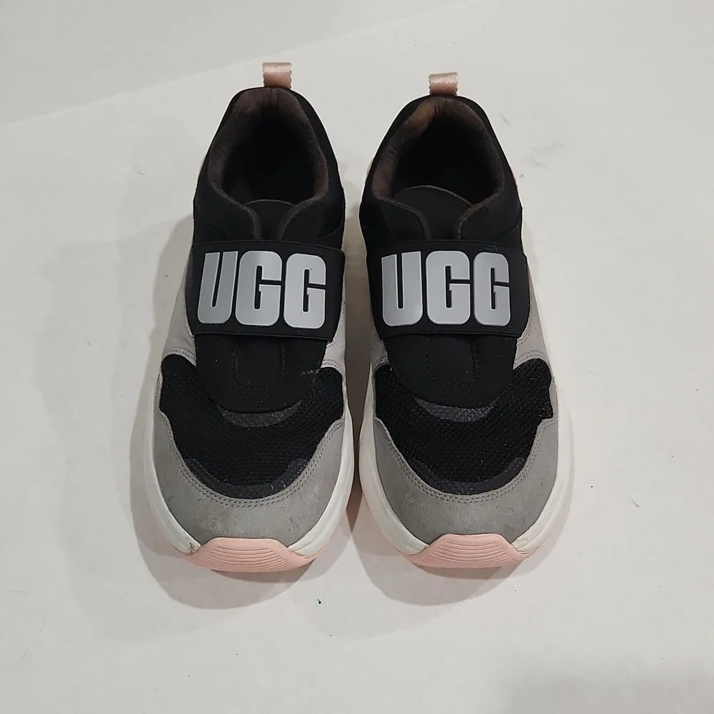 Ugg Womens LA Flex Black Fitness Lifestyle Trainers Size 8